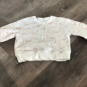 Jamie Kay Pink and Cream Floral Sweatshirt